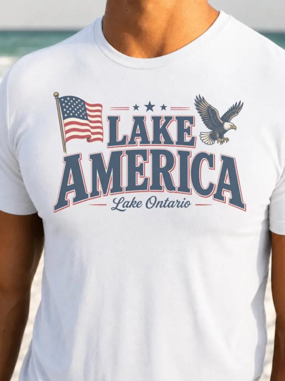 Lake America Shirt, Lake Ontario Shirt, Great Lakes Shirt, Patriotic USA Tee